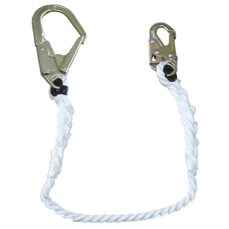 Peakworks Rope Restraint Lanyard, Body Snap/Anchor Form, 6 ft V8151206